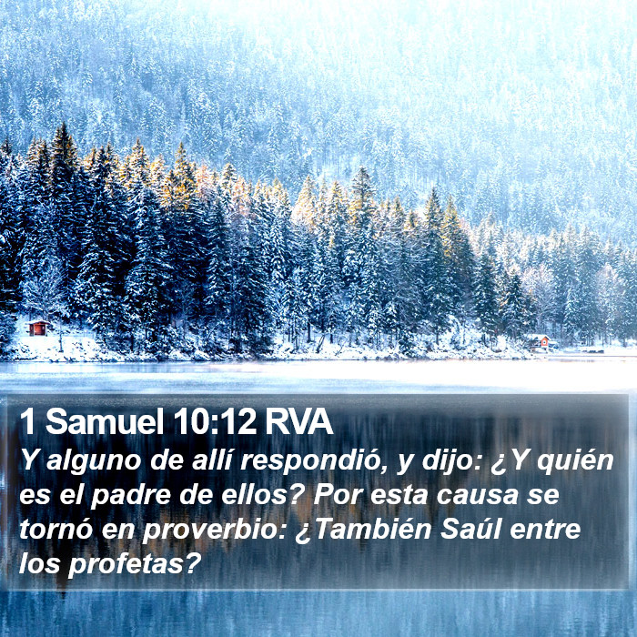 1 Samuel 10:12 RVA Bible Study