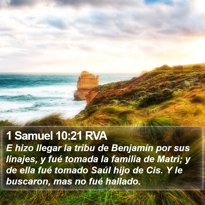 1 Samuel 10:21 RVA Bible Study