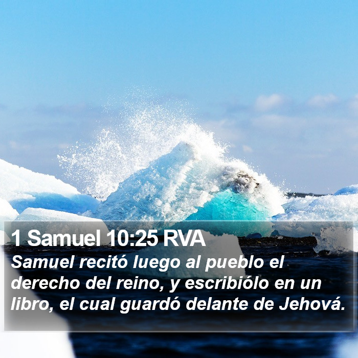 1 Samuel 10:25 RVA Bible Study
