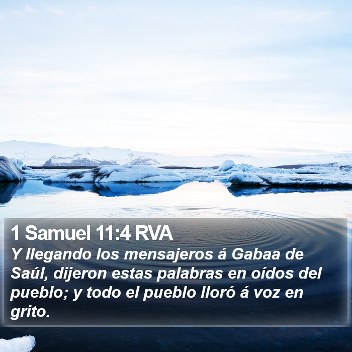 1 Samuel 11:4 RVA Bible Study