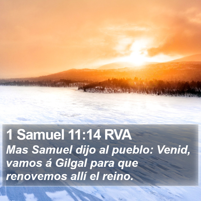 1 Samuel 11:14 RVA Bible Study