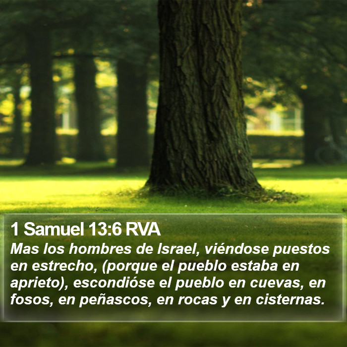 1 Samuel 13:6 RVA Bible Study