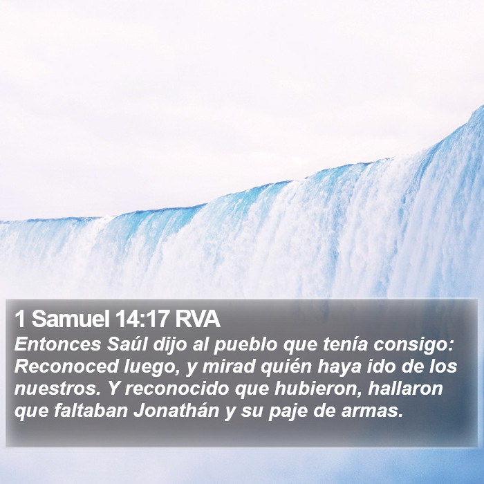 1 Samuel 14:17 RVA Bible Study