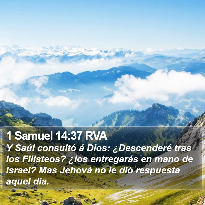 1 Samuel 14:37 RVA Bible Study