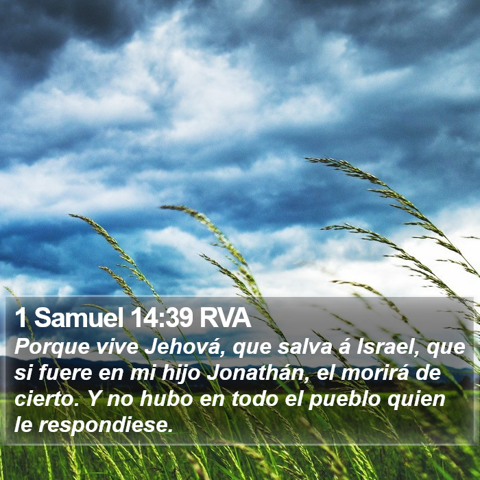 1 Samuel 14:39 RVA Bible Study