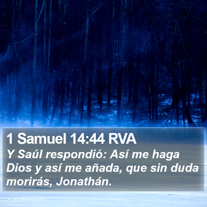 1 Samuel 14:44 RVA Bible Study