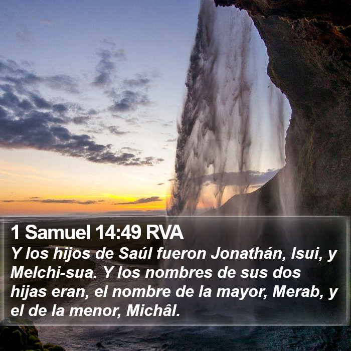 1 Samuel 14:49 RVA Bible Study