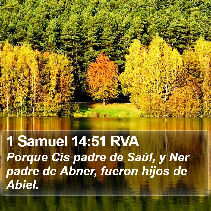 1 Samuel 14:51 RVA Bible Study