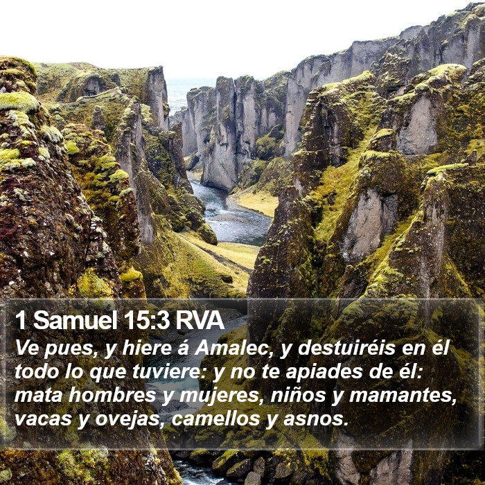 1 Samuel 15:3 RVA Bible Study