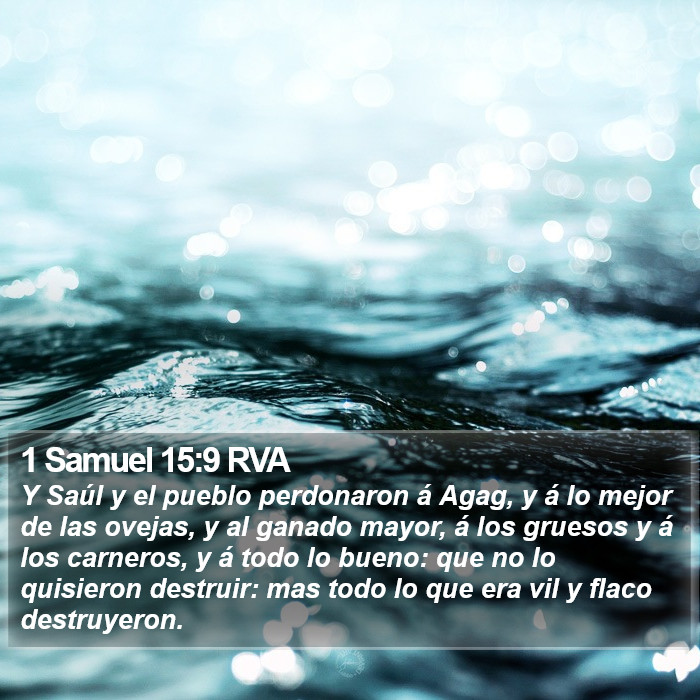 1 Samuel 15:9 RVA Bible Study