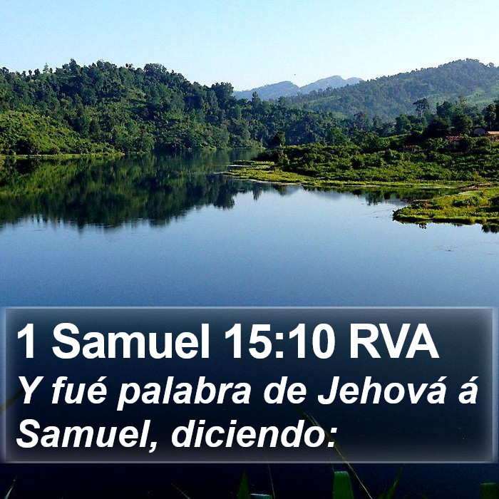 1 Samuel 15:10 RVA Bible Study