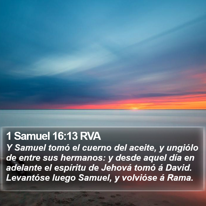 1 Samuel 16:13 RVA Bible Study