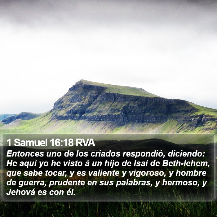 1 Samuel 16:18 RVA Bible Study