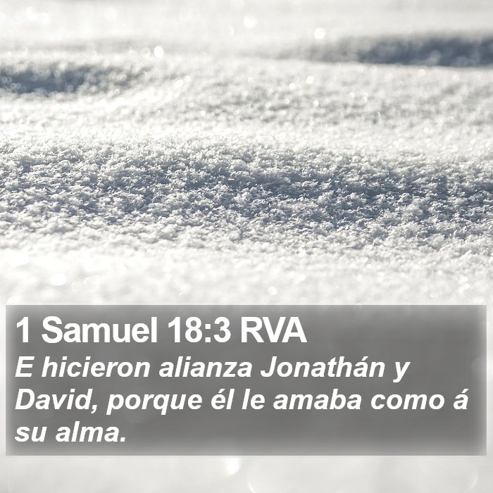 1 Samuel 18:3 RVA Bible Study