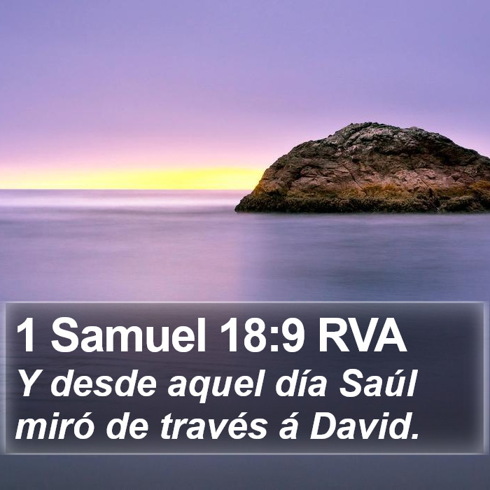 1 Samuel 18:9 RVA Bible Study