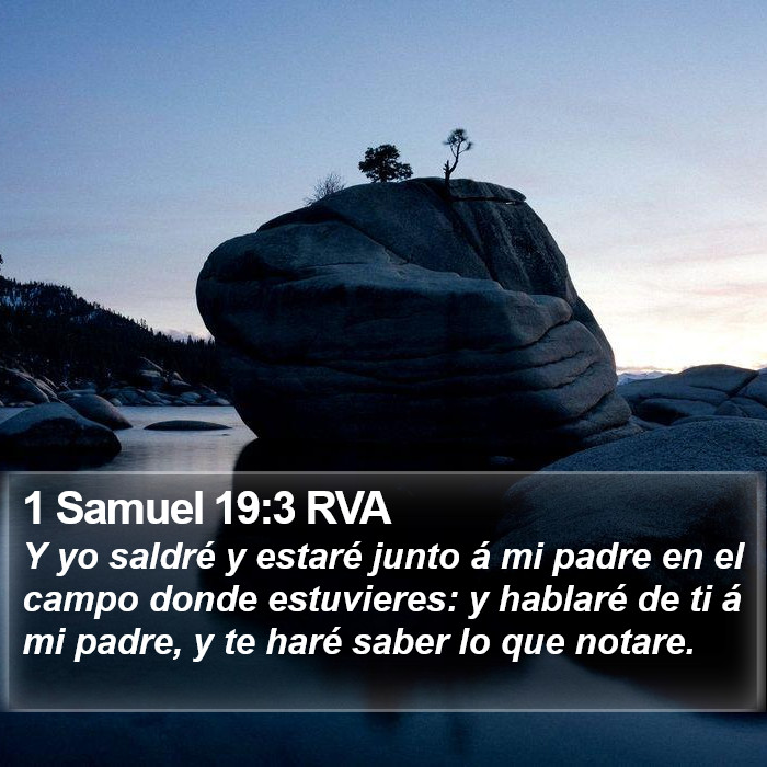 1 Samuel 19:3 RVA Bible Study