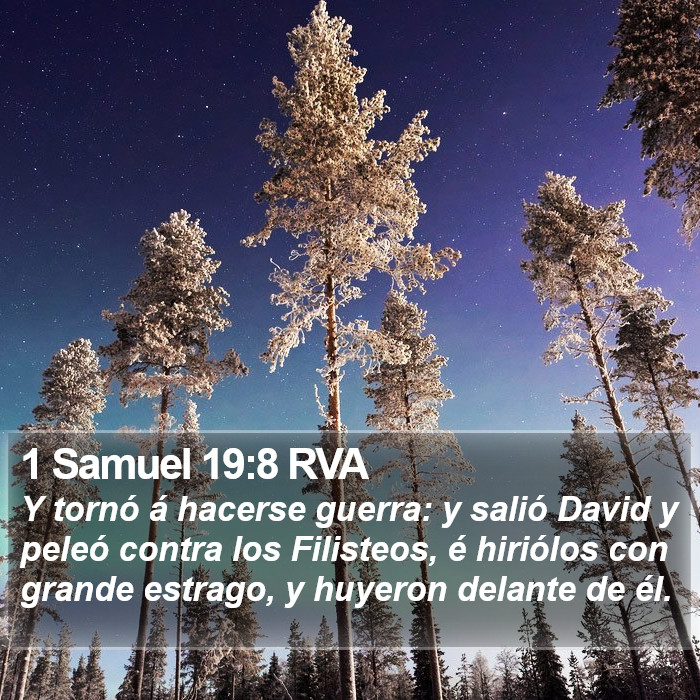 1 Samuel 19:8 RVA Bible Study