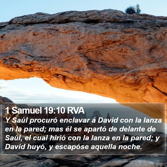 1 Samuel 19:10 RVA Bible Study