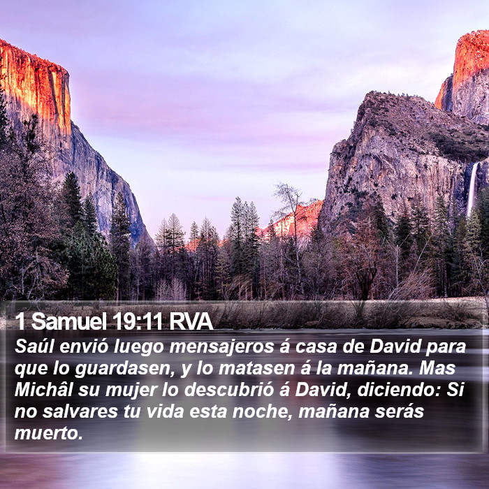 1 Samuel 19:11 RVA Bible Study