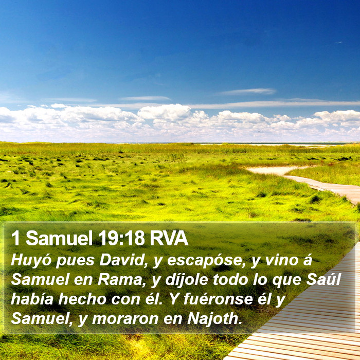 1 Samuel 19:18 RVA Bible Study