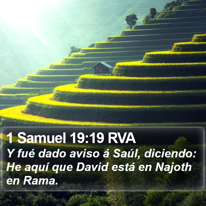 1 Samuel 19:19 RVA Bible Study