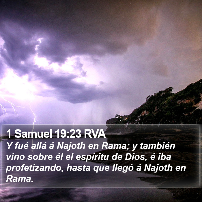 1 Samuel 19:23 RVA Bible Study