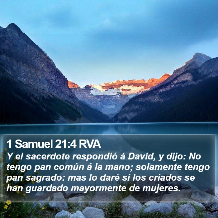 1 Samuel 21:4 RVA Bible Study