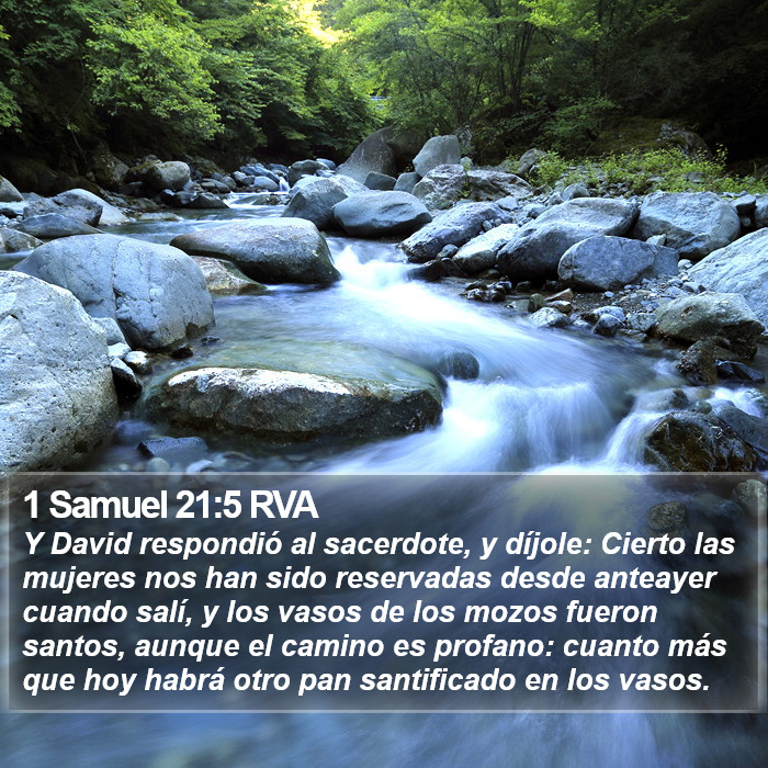 1 Samuel 21:5 RVA Bible Study
