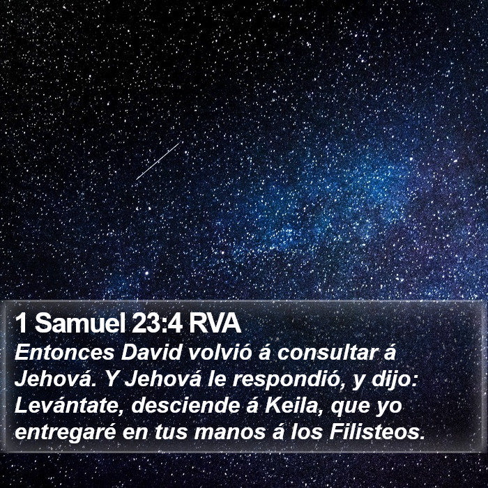 1 Samuel 23:4 RVA Bible Study