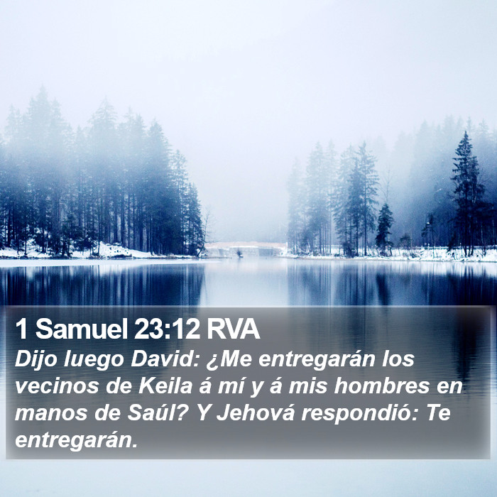 1 Samuel 23:12 RVA Bible Study