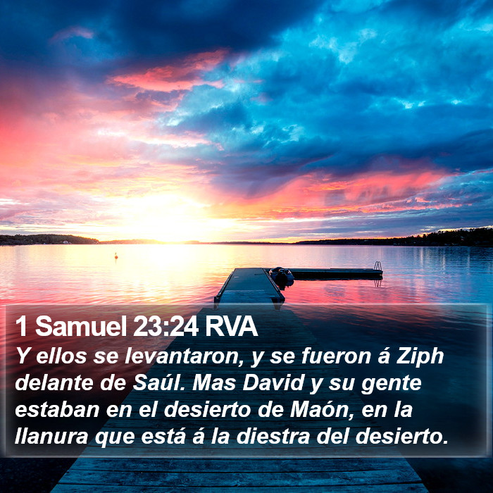 1 Samuel 23:24 RVA Bible Study