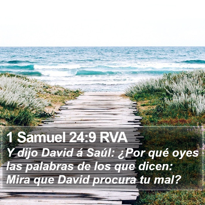 1 Samuel 24:9 RVA Bible Study