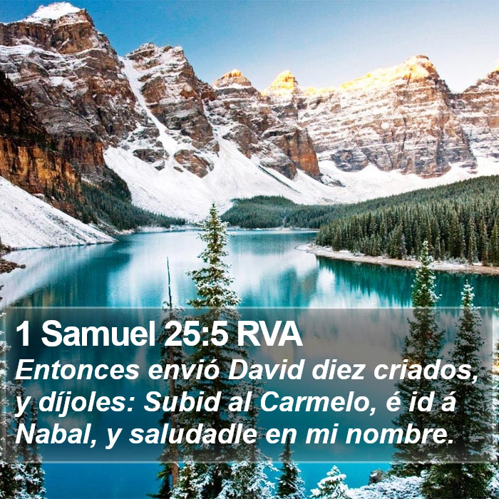 1 Samuel 25:5 RVA Bible Study