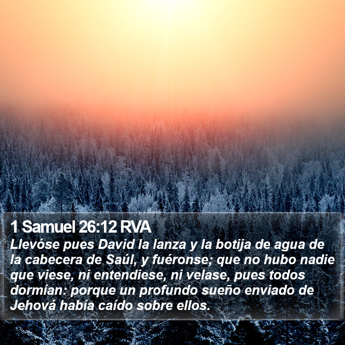 1 Samuel 26:12 RVA Bible Study
