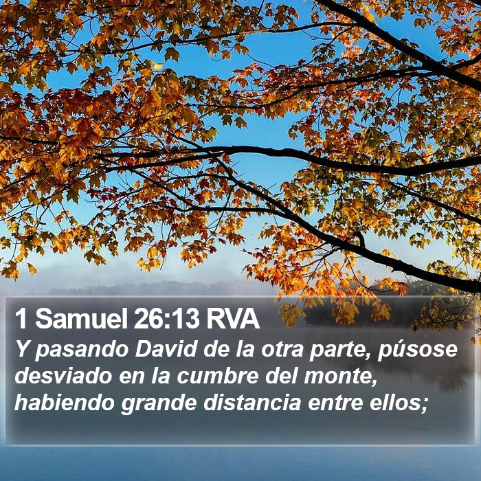 1 Samuel 26:13 RVA Bible Study