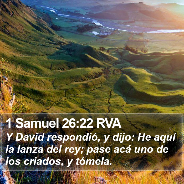 1 Samuel 26:22 RVA Bible Study