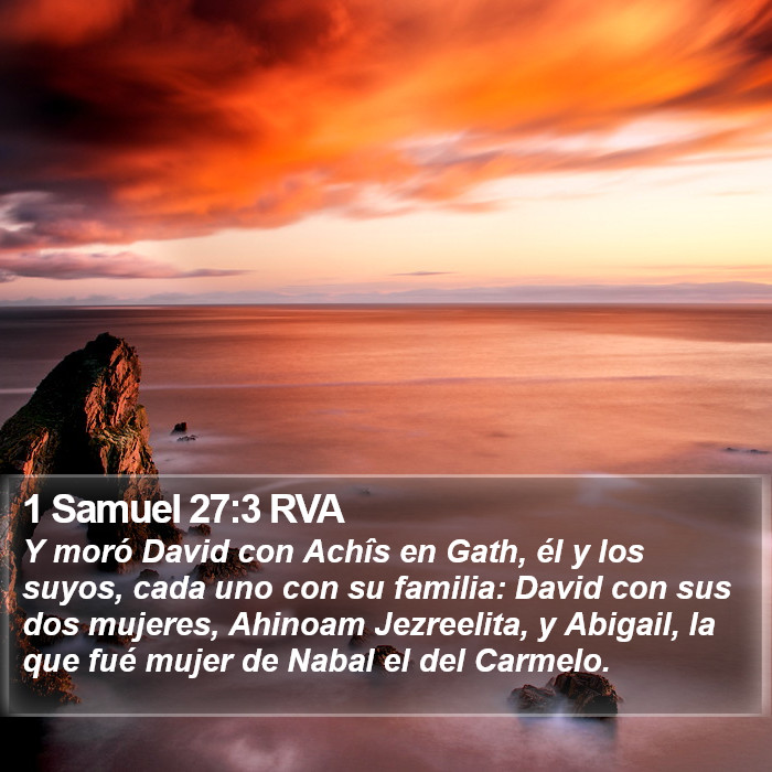 1 Samuel 27:3 RVA Bible Study