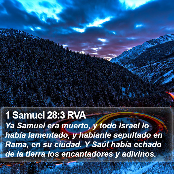 1 Samuel 28:3 RVA Bible Study