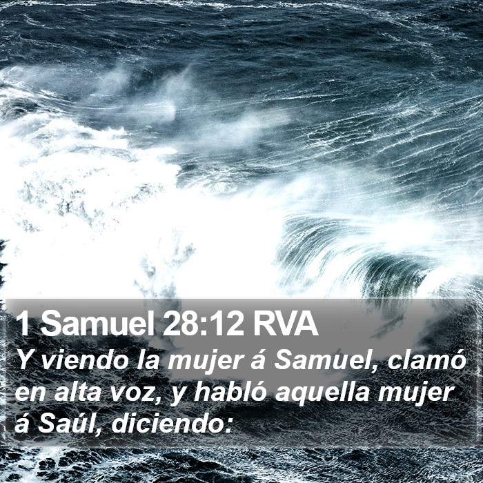 1 Samuel 28:12 RVA Bible Study