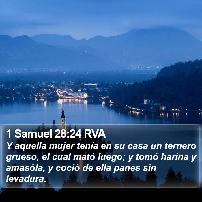 1 Samuel 28:24 RVA Bible Study