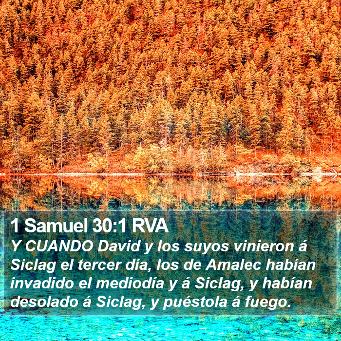 1 Samuel 30:1 RVA Bible Study