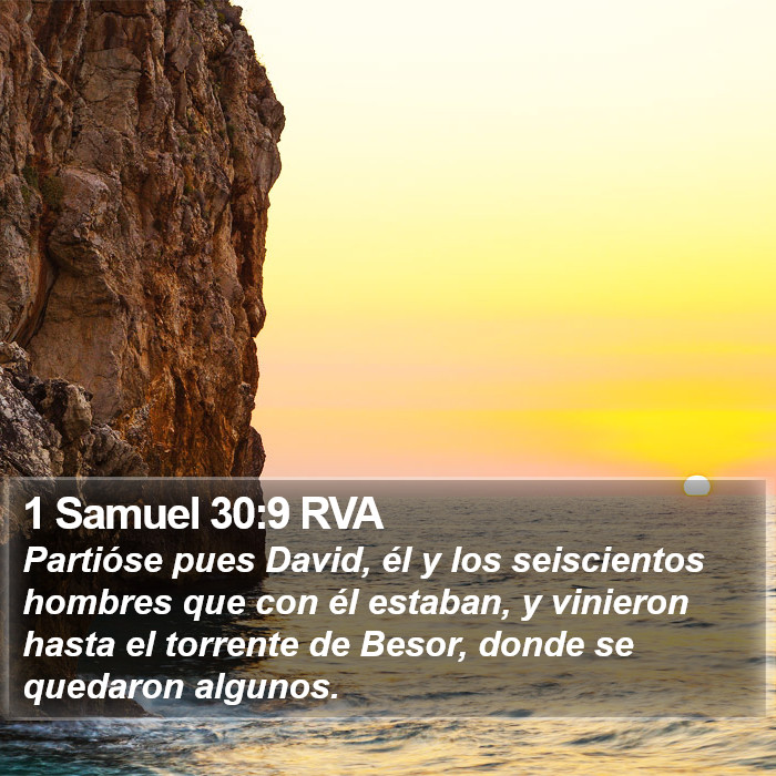 1 Samuel 30:9 RVA Bible Study