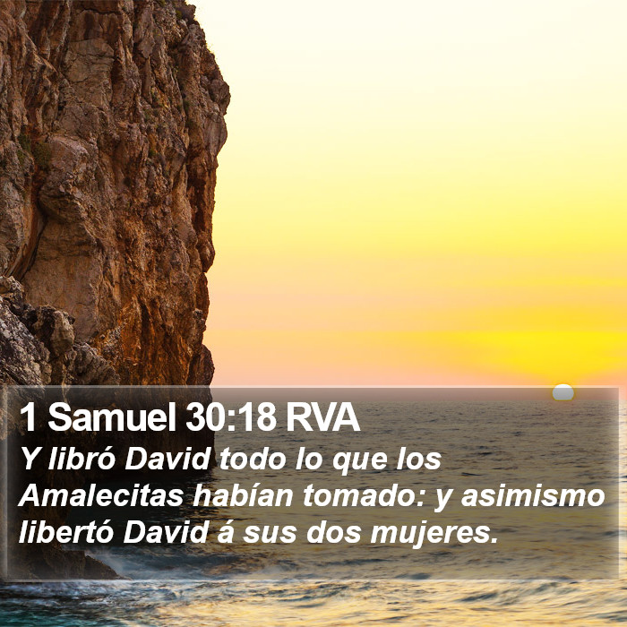 1 Samuel 30:18 RVA Bible Study