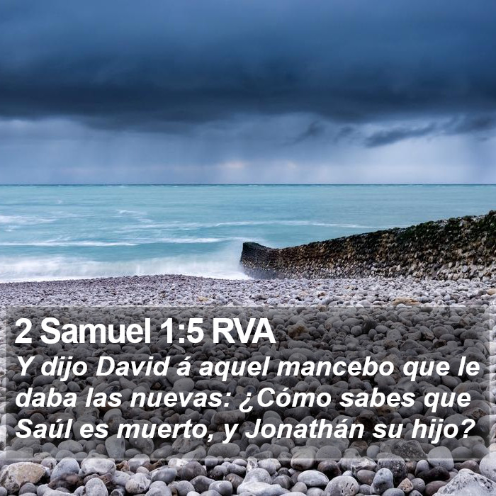 2 Samuel 1:5 RVA Bible Study