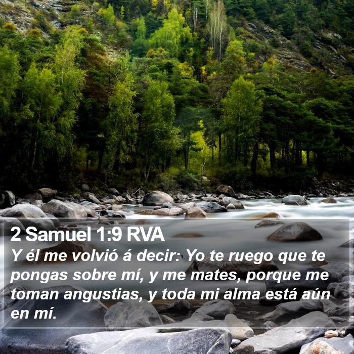 2 Samuel 1:9 RVA Bible Study