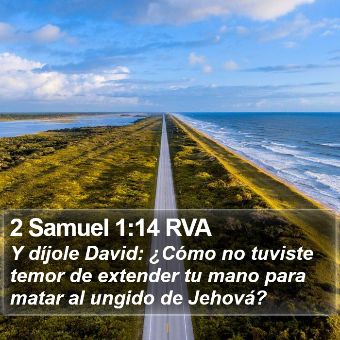 2 Samuel 1:14 RVA Bible Study