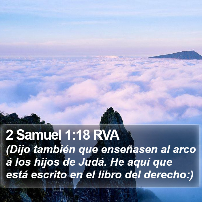 2 Samuel 1:18 RVA Bible Study