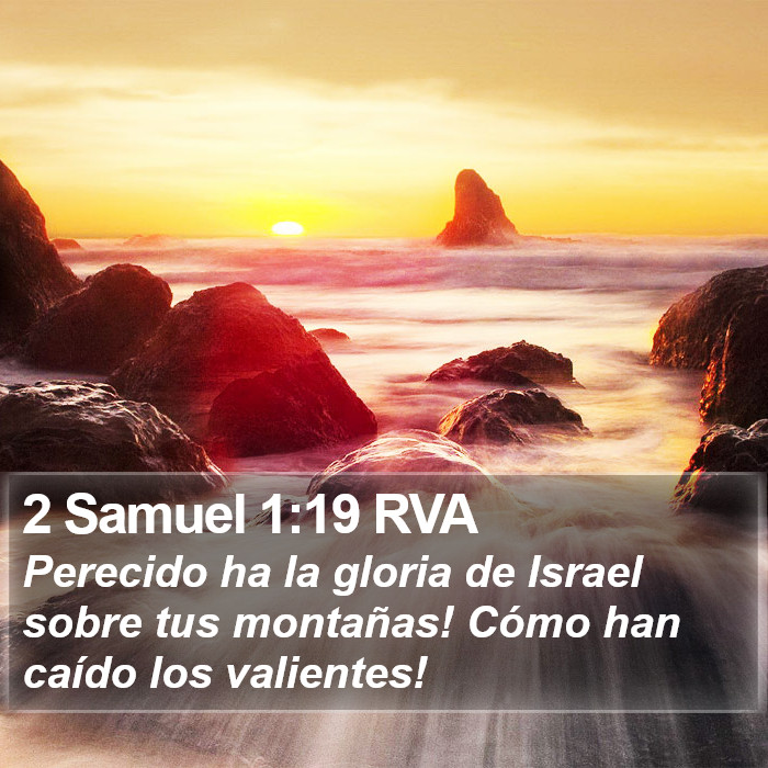 2 Samuel 1:19 RVA Bible Study