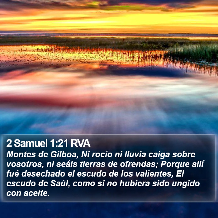 2 Samuel 1:21 RVA Bible Study