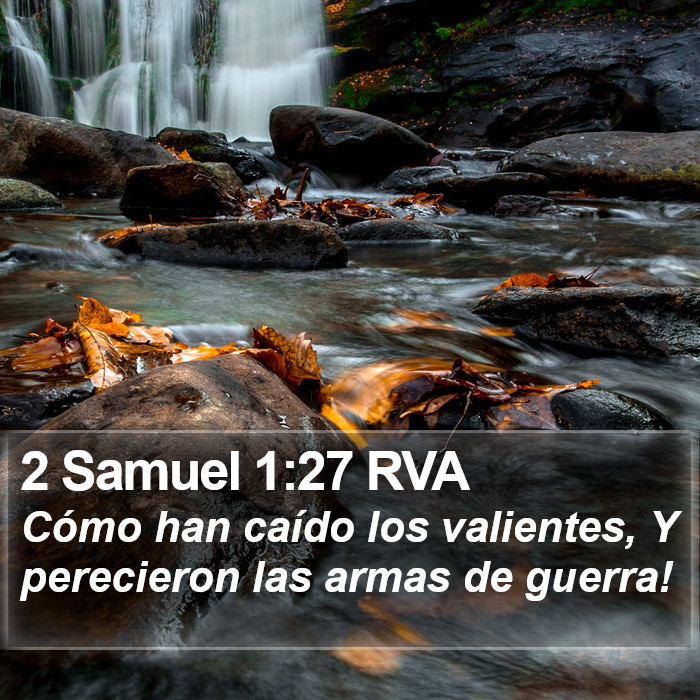 2 Samuel 1:27 RVA Bible Study